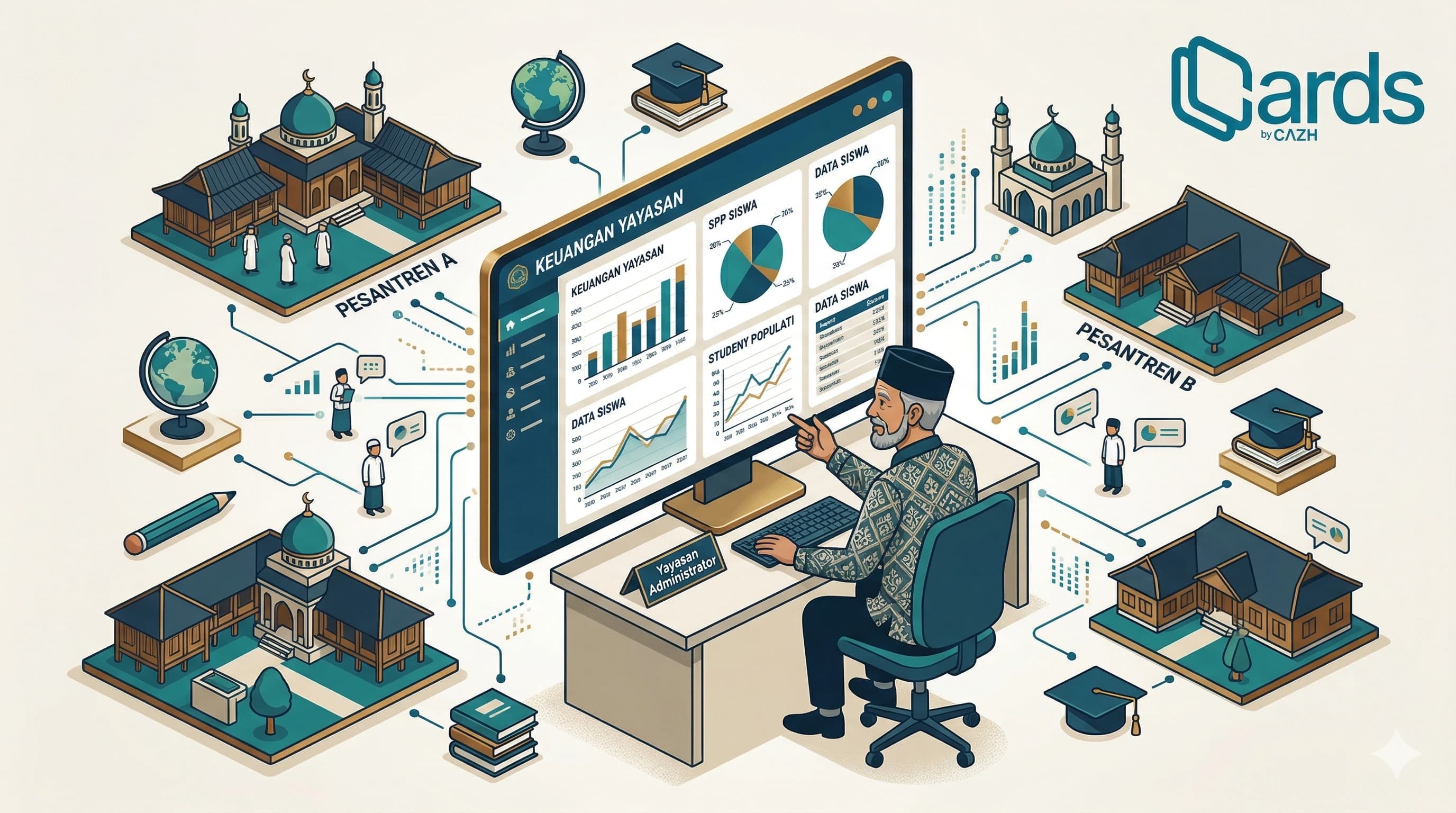 aplikasi yayasan monitoring banyak instansi