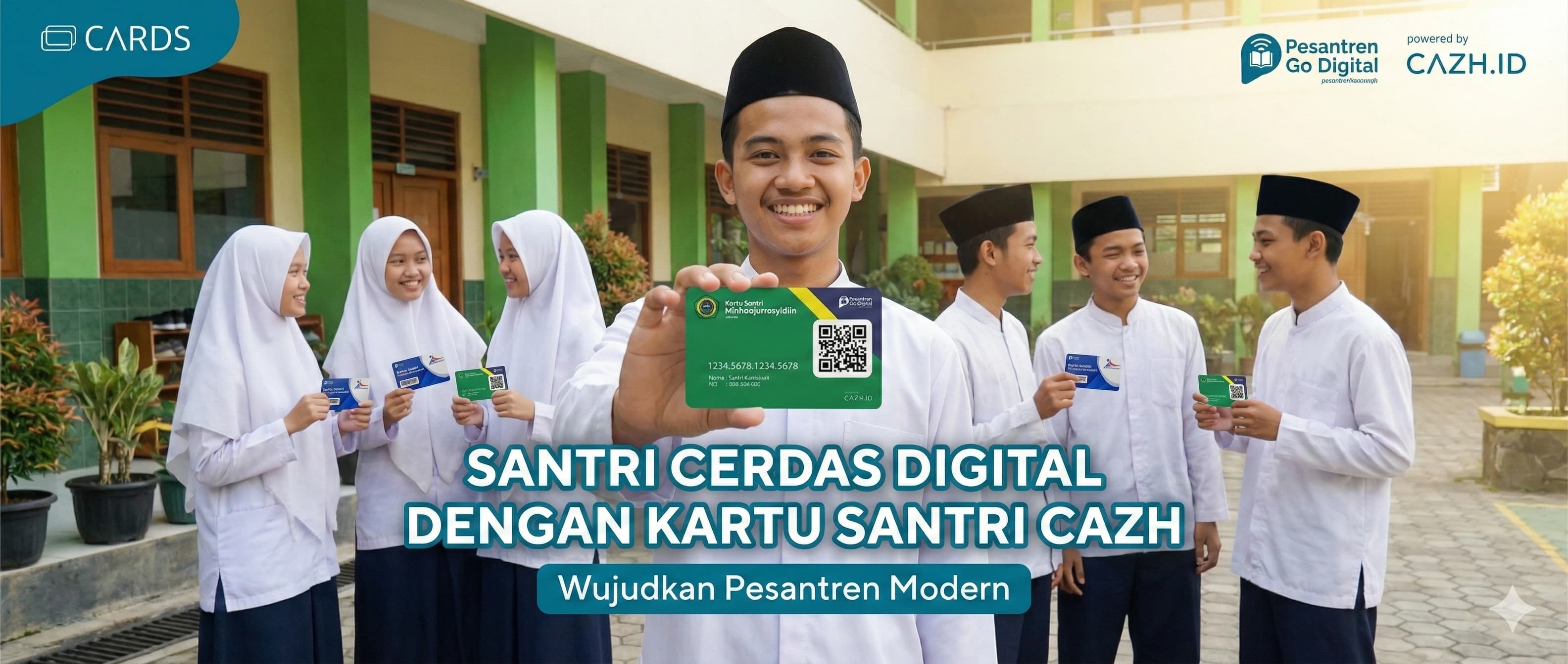 banner Kartu Santri Digital: Revolusi Identitas & Keuangan untuk Pesantren Modern (Panduan Lengkap 2026)